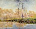 The Banks of the River Epte at Giverny Claude Monet Landscape